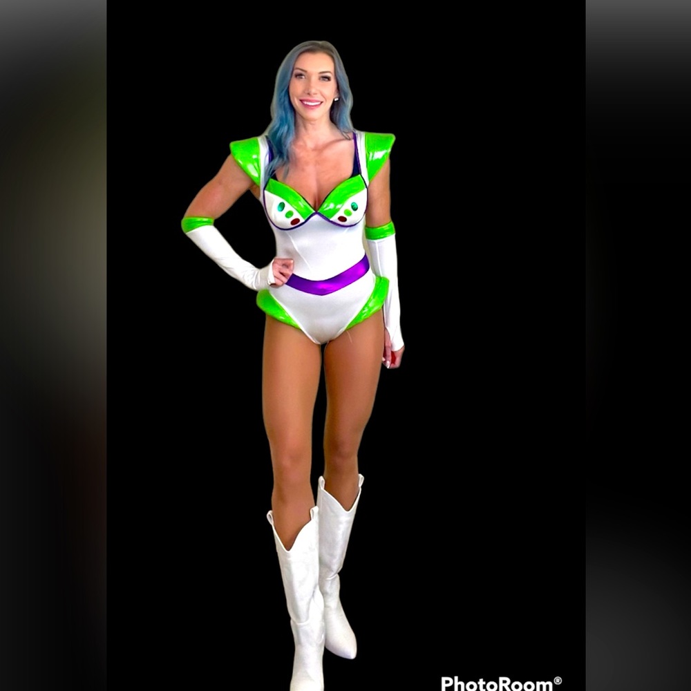 Buzz Lightyear costume.